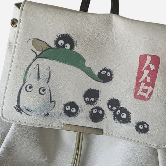 Chic White Character Backpack - Picture 3 of 7